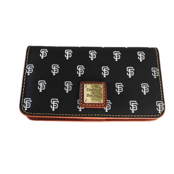 Dooney & Bourke Giants Flap Wallet Pebble Grain